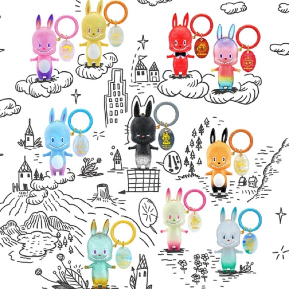 LABUBU & MOKOKO - POP MART The Monsters 10th Anniversary Series Figure Keychain - Picture 3 of 6